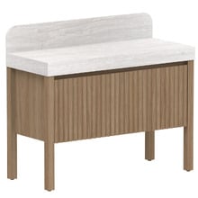 Harper 1200mm Freestanding Single Vanity with Solid Surface Countertop